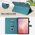 thumbnail image 4 of for Samsung Galaxy Tab S11 11 inch Case, Rhombus Pattern Multiple Viewing Angles Stand Slim Folio Cover (Green), 4 of 6