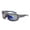 Black/Blue, variant on USA Sports Revolution 2 Fishing Sunglasses in Matte Black Frame with TAC Brown Tinted Green Mirror Polarized Lens