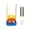 Multicolor, variant on BIGLUFU 3-in-1 Kids Swing Seat with Hanging Strap and Hooks for Indoor and Outdoor Playing, Toddler Swing Seat, Secure Swing for Baby and Toddler, Loaded up to 120kg