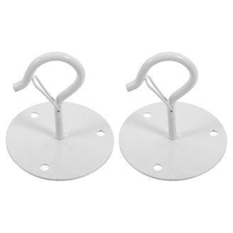 10 Pairs Drop Ceiling Hooks - Heavy Duty T-Bar Hangers For Hanging Lights & Decor - No Tools Needed