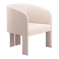 thumbnail image 1 of Sillon Hull Kessa Muebles Beige 63 x 74 x 58 cm, 1 of 5