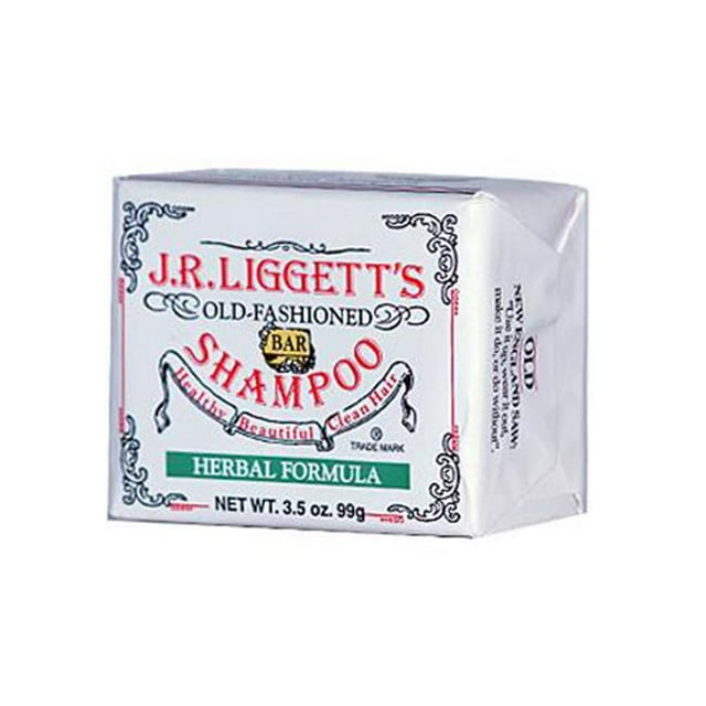 J.R. Liggetts 0221366 Herbal Formula Old-Fashioned Bar Shampoo, 3.5 oz