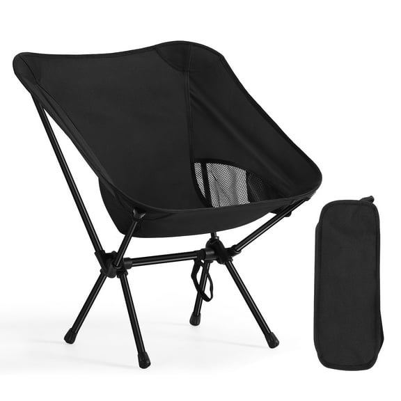 Portable Camping Chair - Folding Chair Compact Foldable Chair Heavy Duty Outdoor Chair Suitable for Camping, Beach, Sports, Support 200 lbs