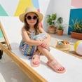 thumbnail image 5 of Cushionaire Pool-K Jelly Sandals for Girls, Water Friendly Slip-On Slides with Double Adjustable Buckles, Comfortable Everyday Wear Kids Sandals, 5 of 17