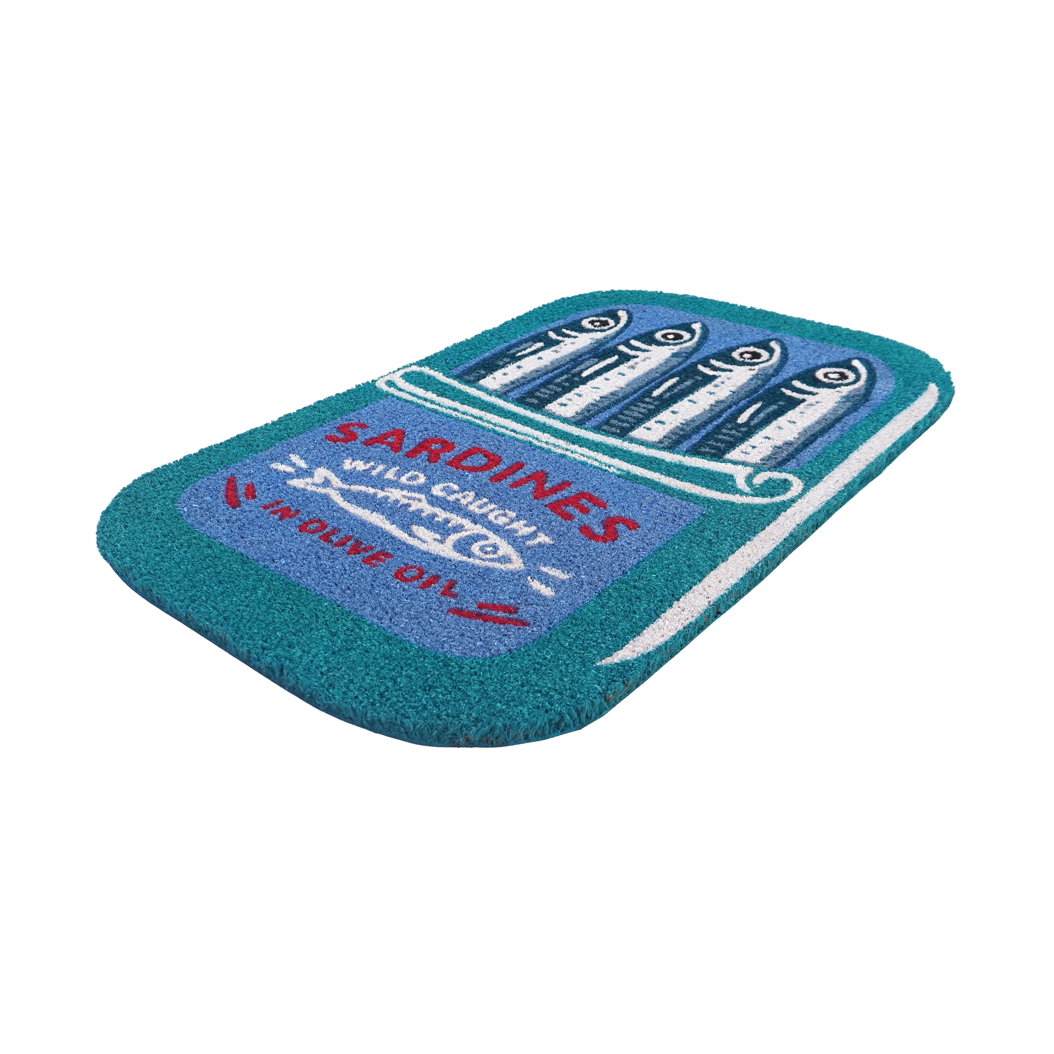 Calloway Mills 117891729 Tinned Sardine Fish Doormat, 17" x 29"