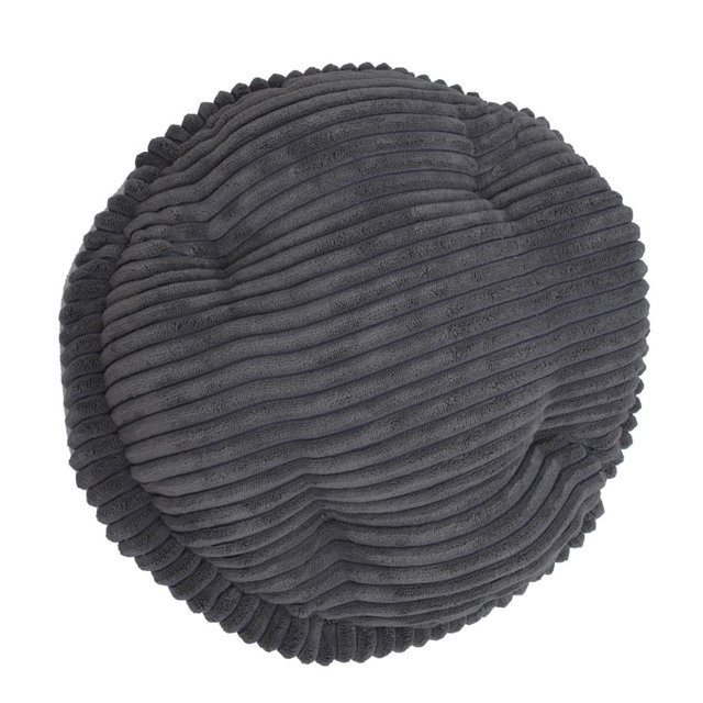 Espesar cálido estirable barra forma forma forma cubierta de taburete silla cojín del asiento para el invierno decoración de de oficina en hogar Gris Profundo - 35cm Soledad Funda de asiento de taburete redondo