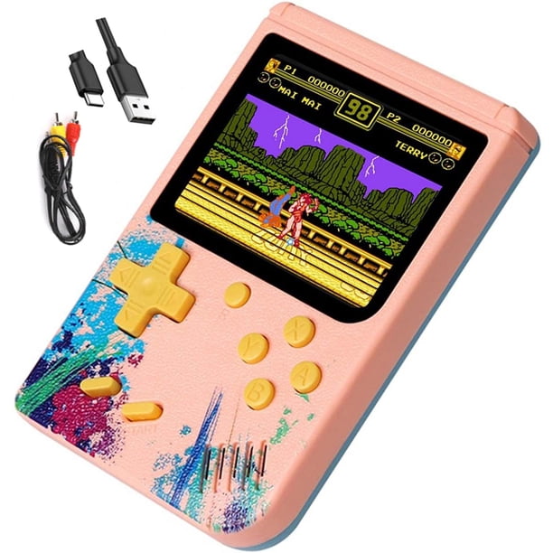Consola De Juegos Portátil 500 Juegos Clásicos Gratuitos Soporte Para Conectar Tv Consolas De Videojuegos Portátiles Regalos Para Adultos Y Niños Yuarrent EL018232-02