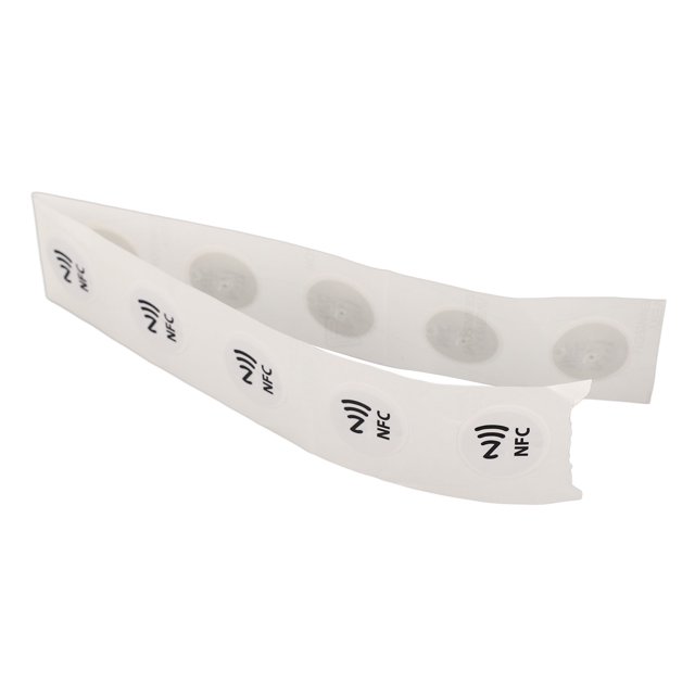 30Pcs NFC Tags Waterproof 504 Bytes Programmable Stickers PVC Material Compatible with Phones 25mm