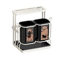 thumbnail image 2 of Kitchen Countertop Organizer for Chopsticks and Utensils, Multi Tier Storage Rack for Tableware, Durable Plastic Cutlery Holder for Dining Tools and Kitchen Items, 2 of 6