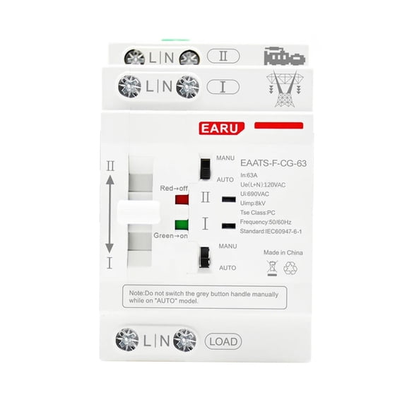 2P 110V/220V Transfer Switches PC Type Switches Electrical Selector Switches