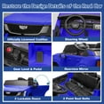 thumbnail image 5 of Cadillac Escalade IQ 24V Kids Ride on Car,Wisairt 2 Seater Battery Powered Electric Vehicle w/ Remote Control(Blue), 5 of 10