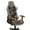 Bear Hunting Camo Forest, variant on Whosucclay Elk American Flag Print Stretchable Gaming Chair Cover, Machine Washable, Anti-Scratch Slipcover with Armrest Protection, Cat Scratch Proof for Office and Computer Chairs