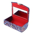 thumbnail image 2 of Paquete de 2 estuches para brillo lápiz labial doble con espejo, tela de mancha , estuche para joyería, hecho chino, Colco caja de almacenamiento de lápiz labial, 2 of 8