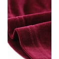 thumbnail image 5 of DARING DIVA Women's Velvet Bodycon Ruched Mini Skirts L Dark Red, 5 of 6