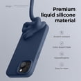 thumbnail image 3 of Funda de silicona líquida Elago para iPhone 15 de cuerpo completo, 3 of 5