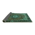 thumbnail image 2 of Ahgly Company Indoor Rectangle Persian Turquoise Blue Traditional Area Rugs, 7' x 9', 2 of 4