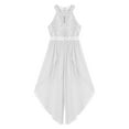 thumbnail image 4 of Alvivi Kids Girls Glittering Beaded Party Jumpsuit Dress Chiffon Romper Gown 6-16, 4 of 5