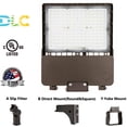 thumbnail image 3 of Chiuer 100W Parking Lot LED Lights 14100LM 5000K 120-277V 1-10V Dimmable, 3 of 5