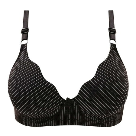 

Womens Everyday Bras Clearance Bib Pants Coverall Gathering Steel Ring Free Breathable Underwear Maid Lingerie Black M