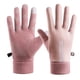 thumbnail image 1 of Guantes Para Correr En Clima Frío Guantes de invierno Bicicleta Warm Mittens Fleece TouchScreen (Rosa), 1 of 6