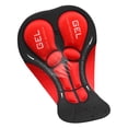 thumbnail image 4 of Tignapoo Lixada Customizable 001C Breathable Padded Cycling Shorts with Silicone Cushion, Red Accent Design, Available in EU Size M - Perfect for Comfortable Rides, 4 of 6