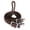 Brown, variant on Challenger Western Nylon Braided 8 Ft. Roping Knotted Barrel Reins Black 60708