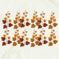 thumbnail image 1 of FUEENIRVA 12Pcs Simulated Maple Leaf Cane Photo Holder Home Decoration for Autumn Celebration Orange Red Decor, 1 of 6