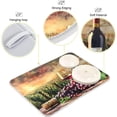 thumbnail image 4 of Grapes Wine Glass Bottle Dish Drying Mat for Kitchen Counter Absorbent Microfiber Drying Pad, Medium 16x18 in, 4 of 7