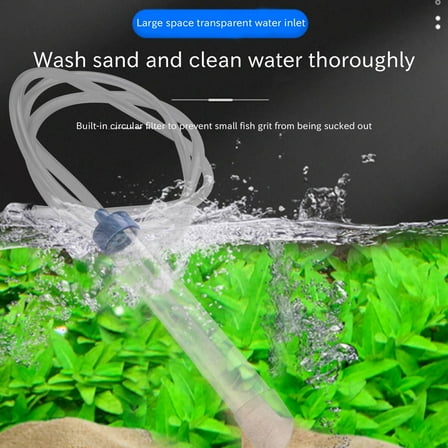 Fish Tank Aquarium Gravel Cleaner Syphon Vacuum Water Changer