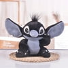 Stitch Plush Stuffed Toys, Black Stitch Figure Plushie Dolls , Black and Stitch Gifts for Fans(9.8in/Black )