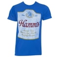 thumbnail image 2 of Hamm's Men's Blue Faded Label T-Shirt-Medium, 2 of 2