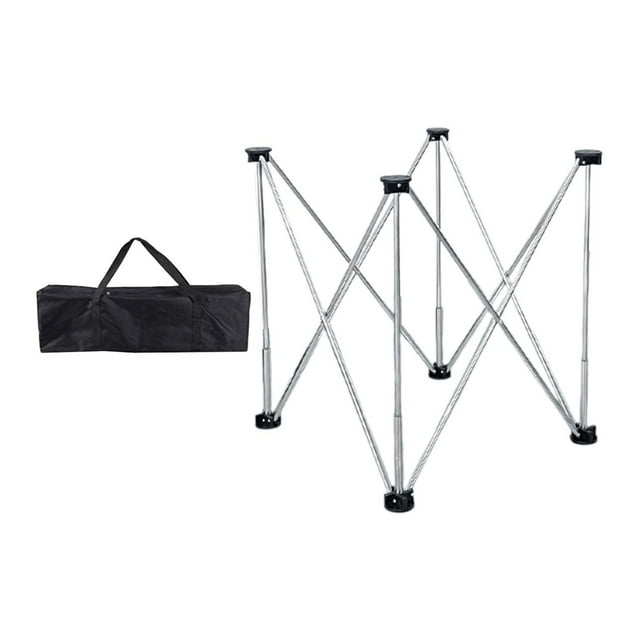 Almencla Pieds d'Établi Pliables pour Table de Camping, Pieds Faciles à Installer, Support de Meuble Robuste, Support de Bureau à 4 Pieds