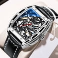 thumbnail image 7 of Chenxi Top Brand Luxury Men Automatic Watches Business Clock Leather Waterproof Luminous Mechanical Tourbillon Wristwatches - Mechanical Wristwatches, 7 of 7