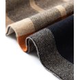 thumbnail image 4 of Bufanda Villand de lana merino tartán 30 x 180 cm color camel y naranja, 4 of 9