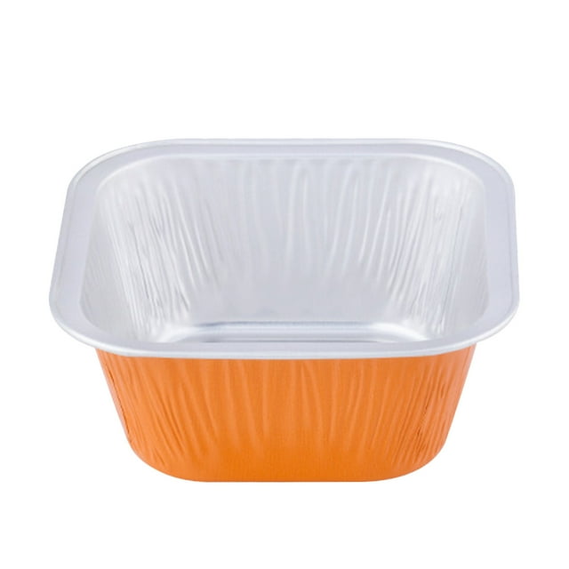 Pompotops Foil Cupcake Cups Square Lid Cupcake Cups, Mini Cupcake Cups Kitchen Baking Cups 100 PCS Clearance