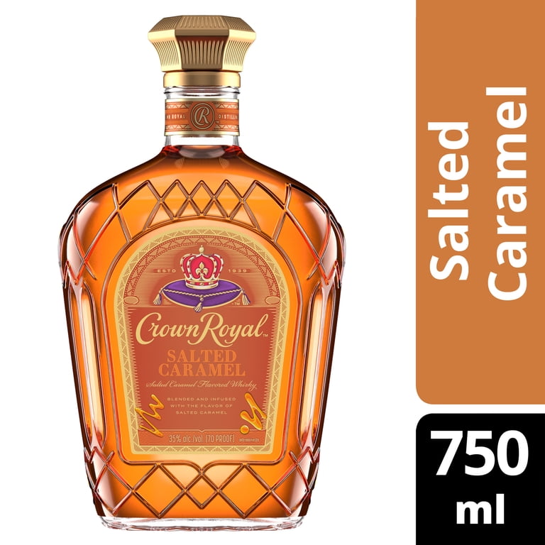 Crown Royal, Salted Caramel Flavored Whisky, 750 mL, 35% ABV