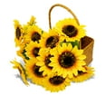 thumbnail image 4 of Dalazy 5-heads Artificial Bouquet Simulation Flower Home Office Decor, 4 of 5