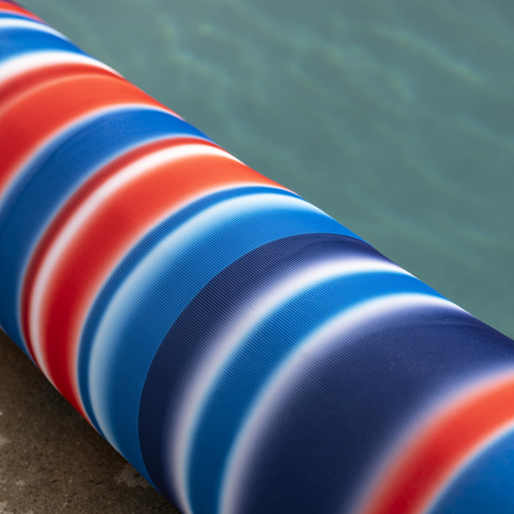 Big Joe Noodle Pool Float Kids and Adults Doubled Sided Mesh 4 feet Bean Filled Pool Float with No Air Required Blurred Americana