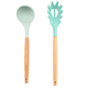 thumbnail image 1 of Juego de utensilios de cocina de silicona de 2 piezas - Juegos de herramientas y utensilios de cocina de regalo de cocina Silicona de madera, 1 of 5