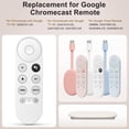 thumbnail image 2 of Voice Replacement for Google-Chromecast-Remote, G9N9N for Chromecast with Google TV Remote, for Google TV Streamer (Only for Snow Chromecast Google), 2 of 9