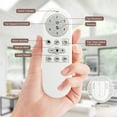 thumbnail image 2 of OUTON 52" Ceiling Fans with Light  Remote Control Sale Clearance, 6-Speed Reversible DC Motor Ceiling Fans,  Dimmable Modern Ceiling Fan for Bedroom, Living Room, 2 of 15