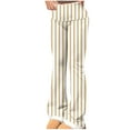 thumbnail image 2 of XUNKUSGA Flare Leggings for Women High Waist Comfy Stretch Yoga Pants Women Rise Fold Over Pants for Women Fashion Tummy Control Women's Pants S-2XL, 2 of 9