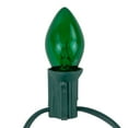 thumbnail image 4 of Northlight C7 Christmas String Lights - Green - 24' Green Wire - 25ct, 4 of 4