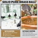 thumbnail image 2 of Methold 5 bolas de latón para baño de pájaros, disco de baño, purificador de bolas, placa de cobre reforzada con liberación de Cu 2 para Juguetes para pájaros, 2 of 6