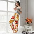 thumbnail image 5 of Cauagu Cups of Tea Pajama Pants for Women Loose Fit Wide Leg Trouser Pants Casual Elastic Waist Drawstring Lounge Pants, 5 of 6