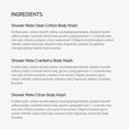 thumbnail image 6 of Shower Mate Natural Moisturizing Clean Cotton Body Wash 42.3 fl oz / 1.2 kg, 6 of 6