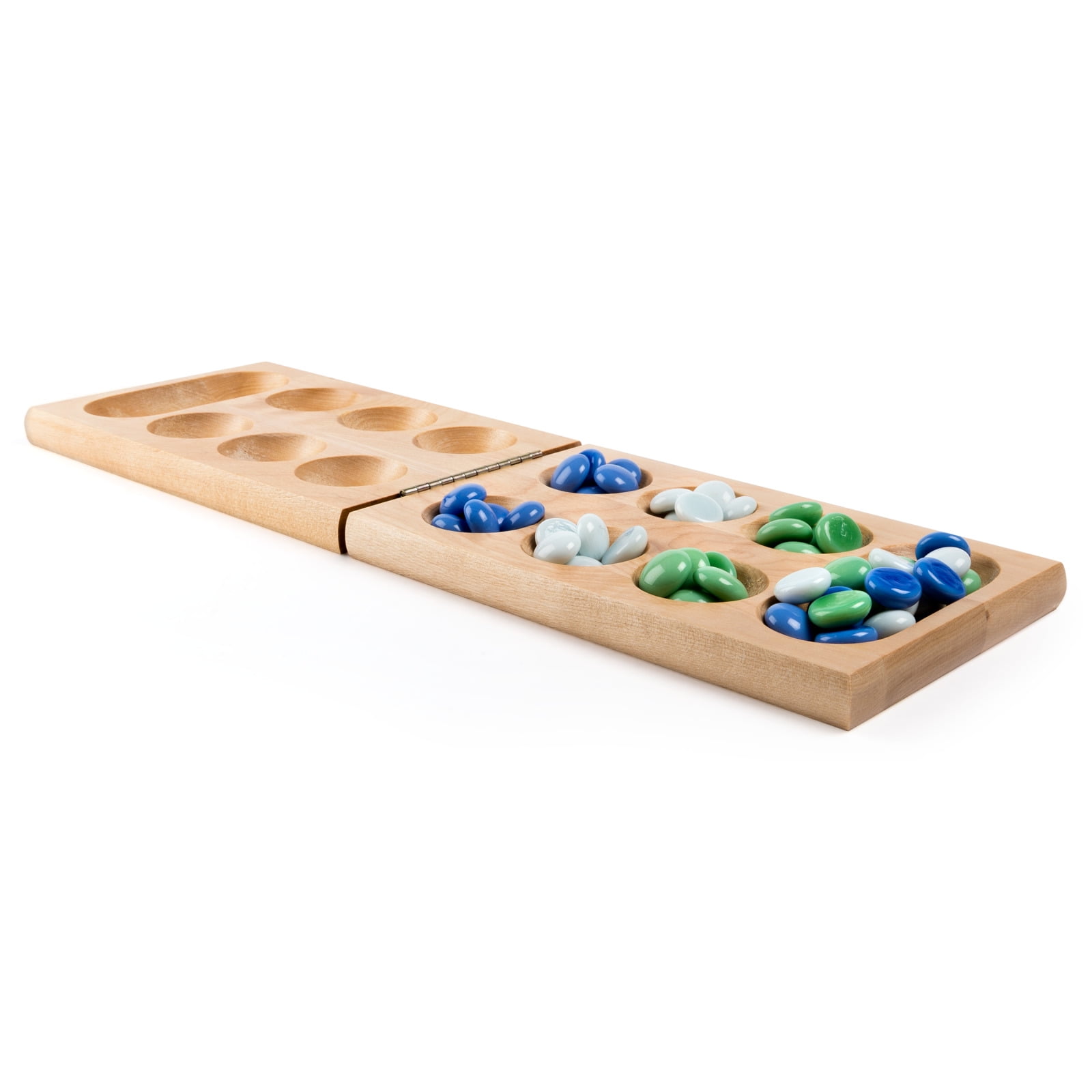 Solid Wood Folding Mancala Strategy Game