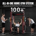 thumbnail image 3 of Mikolo M11 Elite Smith Machine Home Gym, 2200LBS Power Rack with Cable Crossover, Functional Trainer with Dual 130 Weight Stacks, for Full Body Strength Training, 3 of 17