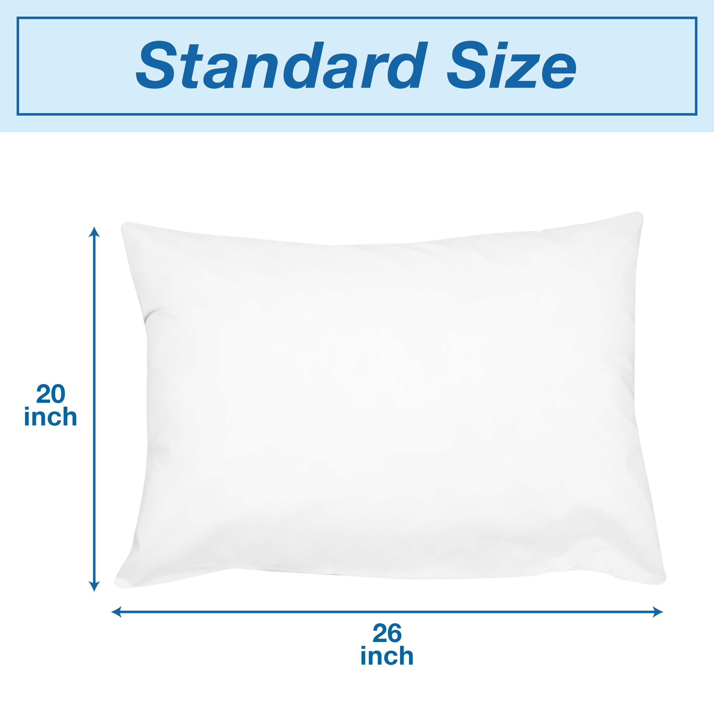 Fresh Ideas Waterproof Vinyl Pillow Protector, Standard