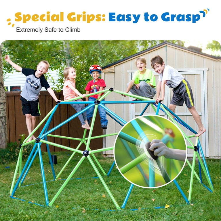 Zupapa 10FT Climbing Dome with Hammock, Supports up to 1000lbs